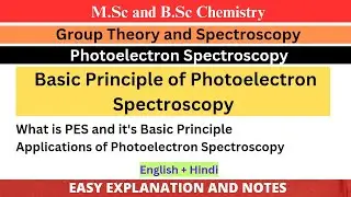 Photoelectron Spectroscopy | Basic Principle of PES | Applications of PES | MSc Chemistry