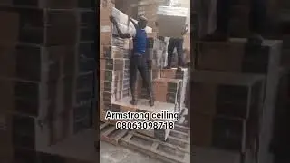 Потолок Armstrong, произведенный в Германии, разгрузка в Нигерии #+2348063098718