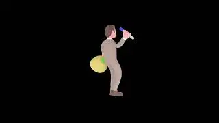 3D Cartoon Lawyer Character Turntable | Angry Attorney with Marker & Money Bag