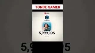 Tonde gemar 6M subscribe complete #shorts #viral #tondegamer #like