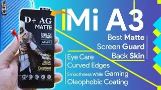 Mi A3 - Best Matte Screen Guard &brvbar; Back Panel Protective Skin | Transit Tech