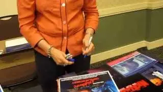 Elm Street Icon Heather Langenkamp giving the sharpie a workout signing for Sweetly Signed!!