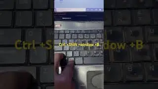 Ctrl +Shift +window+B#computer #microsoft #shortsvideo