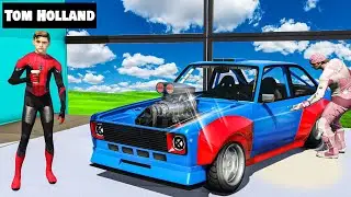 Stealing Every Car From Tom Holland in GTA 5