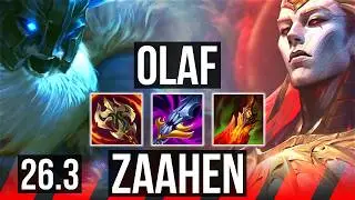 OLAF vs ZAAHEN (TOP) | Good KDA: 11/1/3 | BR Grandmaster | 26.3