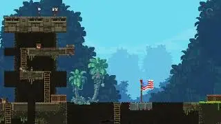 Broforce: Terrorkopter vs. The Brofessional