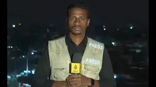 مراسل الجزيرة فى السودان يظهر في نبأ عاجل ومهم جدا الان. كتمت يا شعب السودان