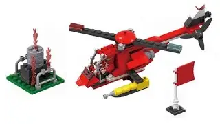 Unboxing  COGO Fire Fighter 3018-3 Fire Helicopter 3 in 1 compatible with LEGO