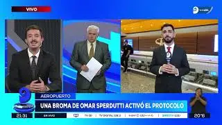 Omar Sperdutti bromeo que llevaba una bomba y cerraron el aeropuerto de Mendoza por alerta