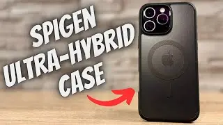 Ультрагибридный матовый черный чехол Spigen для iPhone 16 Pro Max