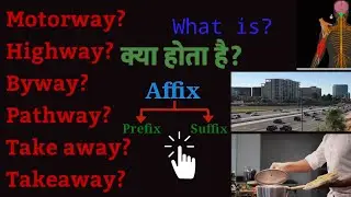 Affix, Prefix and Suffix with their explanation and definitions | Affix explained | Animated video |