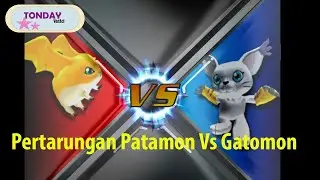 Pertarungan Patamon Vs Gatomon ( Digimon Rumble Arena 2 ) 2 Player
