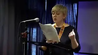 Lidiia Karpenko reads from her Globe & Mail op-ed, at the Voices of Freedom series (March 2024)