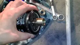 Установка датчика давления масла