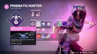 The best Prismatic Hunter Build in Destiny 2.