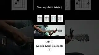 Ranjha Guitar Chords Easy #guitarlesson #shorts
