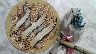 How to draw Zentangle Vol.27