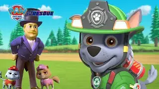 NEW! Rocky Rescues the Rocket Train | PAW Patrol: To The Rescue | Cartoons for Kids