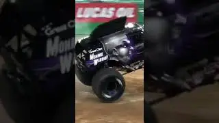 Mohawk Warrior Sidewall Spinning Crash during a Monster Truck Monster Jam Freestyle #monstertruck