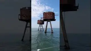 Red Sands Maunsell Sea Fort. anti aircraft towers #WW2