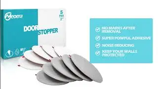 Neoera wall protector from Door Handle/knob - Adhesive door stopper wall protector