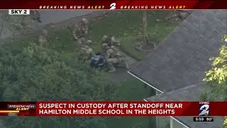 Suspect in custody after standoff near Hamilton Middle School in the Heights