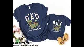 👨&zwj;👧&zwj;👦 Daddy & Me Matching First Father's Day Shirts 👕 | Perfect Gift for New Dads 🎁