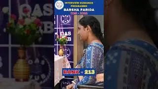 OCS Toppers 2022 |RANK -213|BARSHA PARIDA #ocs #oasprelims #education #oas #ocap #ocsinventory
