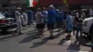 Italians celebrate Italy's world cup win in Brooklyn, NY
