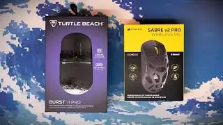 Corsair Sabre V2 Pro MG против мыши Turtle Beach Burst 2 Pro &mdash; битва легких мышей с разрешением 8K.