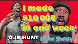 JB HUNT DRIVER MADE $10K IN A WEEK? HOW??? CLICK LINK IN DESCRIPTION