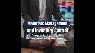 MATERIALS MANAGEMENT AND INVENTORY CONTROL
