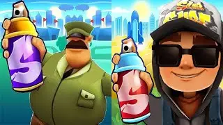 Subway Surfers Houston 2021 JAKE Dark Outfit vs Policeman Run Gameplay HD