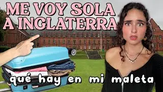 ME VOY SOLA A INGLATERRA ✈️ QUÉ HAY EN MI MALETA PARA VIAJAR? PACK WITH ME | El Mundo de Clodett