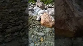 Crystal clear after after flash floods at Khan Khwar Besham Shangla