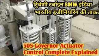 505 Governor Control System Explained | Triveni Turbine 8MW Operation & Working Principle