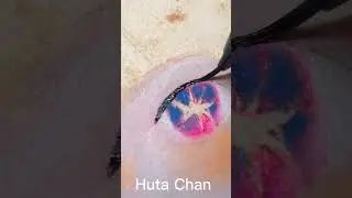Coffee Spilled and Turn It into Art | Ai Hoshino #shorts #hutachan