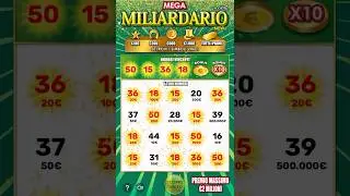 PROVO IL NUOVO MEGA MILIARDARIO E STRAVINCO 🤩🤩🤩 #grattaevinci #shorts