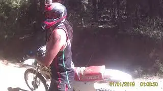 Brent Trying The Blue Ho Riding To Duffy Lake