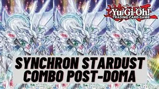 YUGIOH Synchron Stardust Combo Replay Post Dawn of Majesty | Edopro Duel | 遊戯王