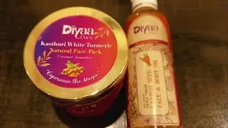 Best Natural Skincare for Glowing Skin | Diyaa Kasthuri Turmeric Face Pack & Carrot Seed Oil