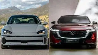 Mazda 6e vs. Hyundai Ioniq 6 (2025): Electric Sedans Face-Off!