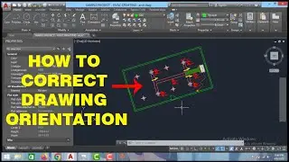 AUTOCAD DRAWING ORIENTATION CHANGE