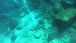 Panarea, fumarole di gas solforico fra gli scogli di Bottaro e Lisca Bianca