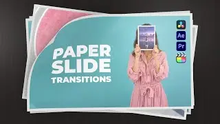 Paper Slide Transitions for DaVinci Resolve | After Effects | Premiere Pro | Final Cut Pro