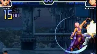 Blue Mary combo 100% the king of fighters 2002