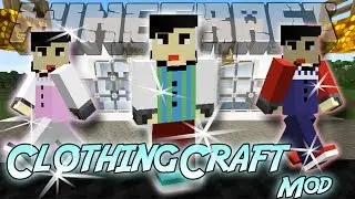 Minecraft: FABULOUS FASHION!! Impress others!! ClothingCraft Mod!