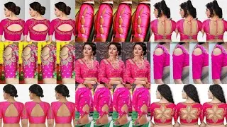 💓pink colour blouse designs 2024/blouse design/blouse ki design/blouse designs new model