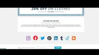 Responsive Social Media Buttons (Icons) - Prestashop