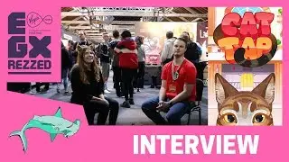 CAT TAP INTERVIEW @ EGX REZZED 2019! | Upside Down Shark